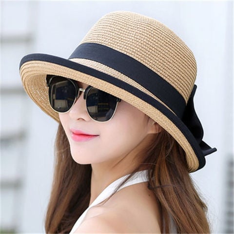 Women's Casual Summer Sunshade Straw Hat