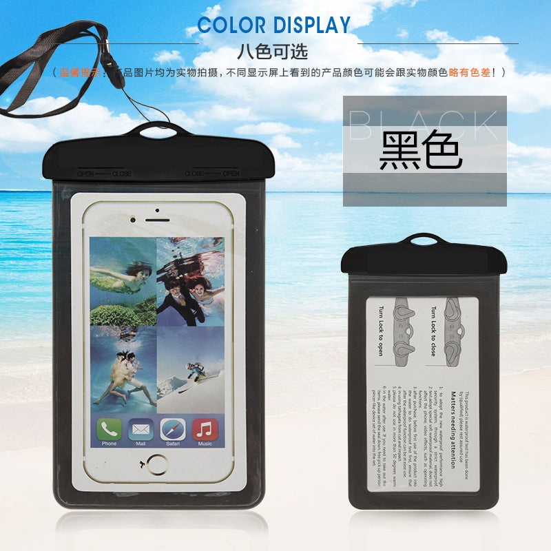 Transparent Waterproof Phone Bag with Touchscreen PVC