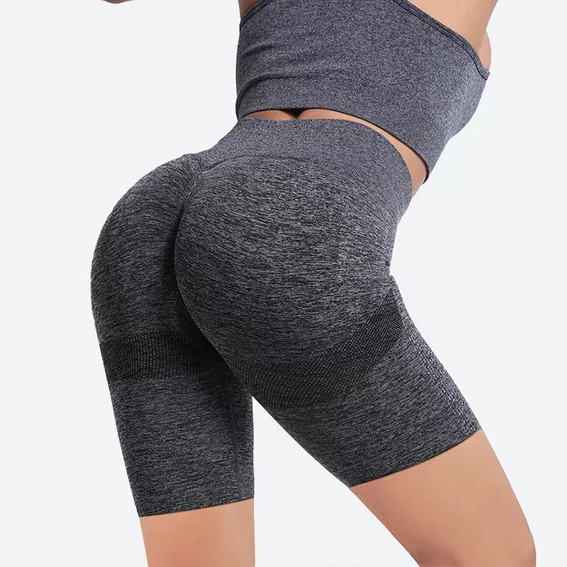 High Waist Breathable Yoga Shorts