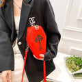 Retro Dark Cross Coffin Messenger Bag