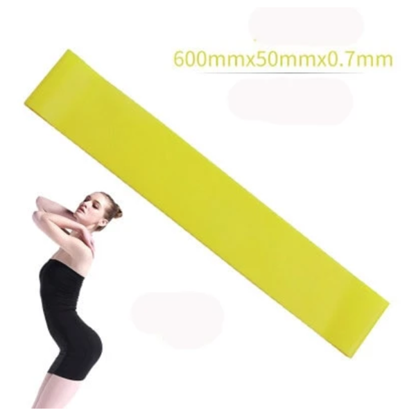 Natural Latex Resistance Bands for Fitness and Yoga