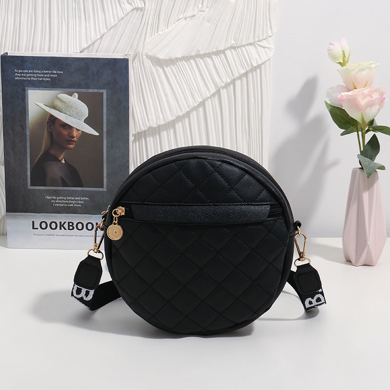 Women's Simple Solid Color Crossbody Shoulder Bag