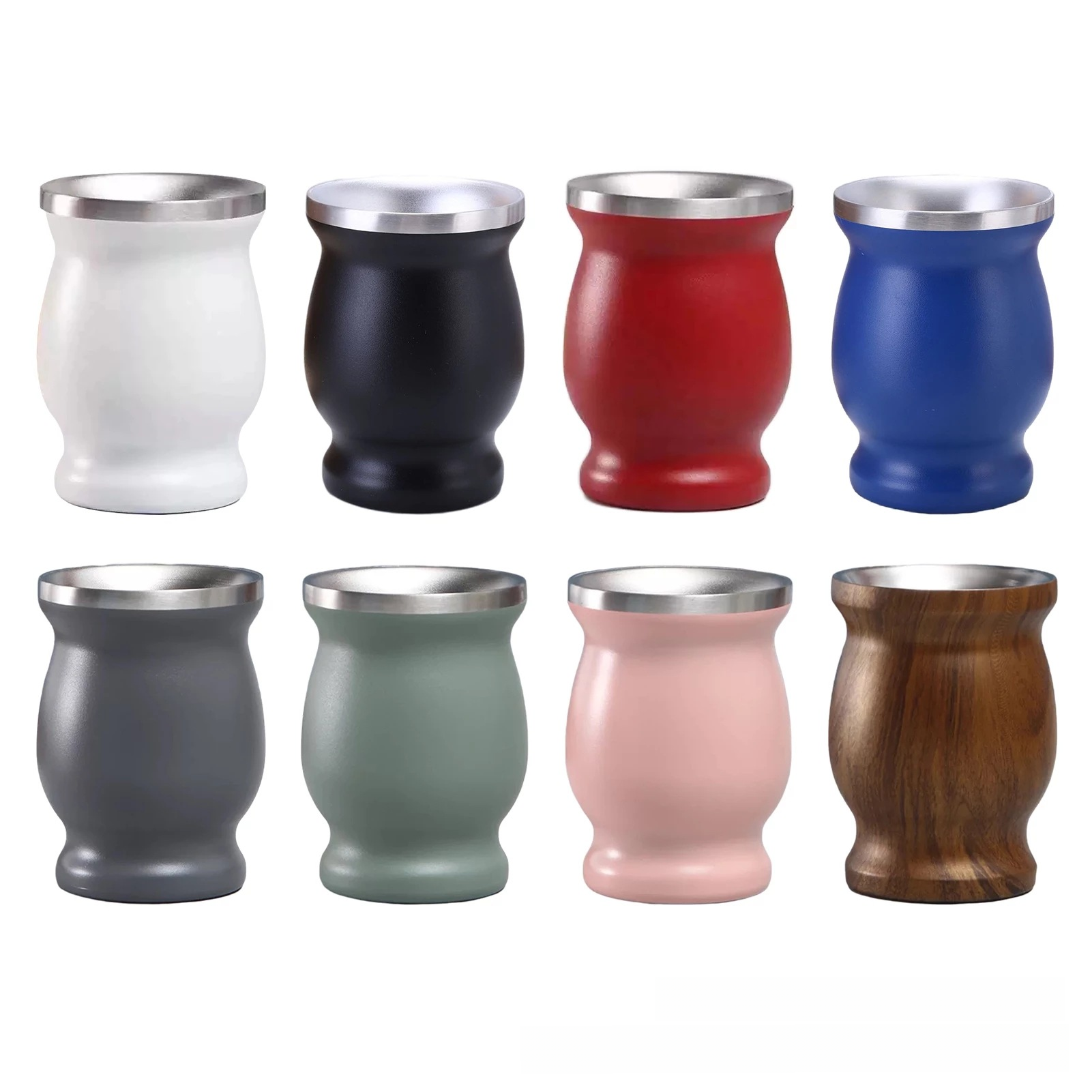 Amazon Stainless Steel Gourd Tea Cup from Argentina