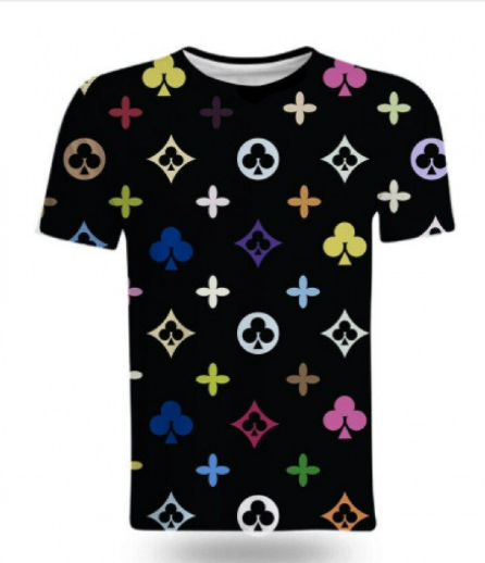 3D Printed Casual Men's T-Shirt for Summer
