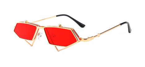 Elegant Round Face Sunglasses - Vintage Steampunk Style