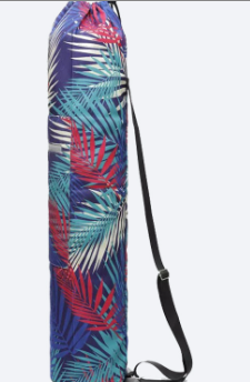 Printed Canvas Yoga Backpack