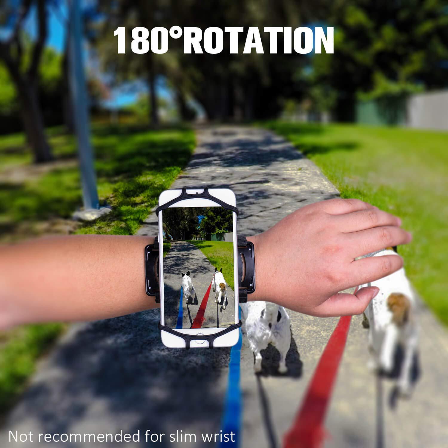 Rotating Arm Phone Holder for Outdoor Sports Fitness