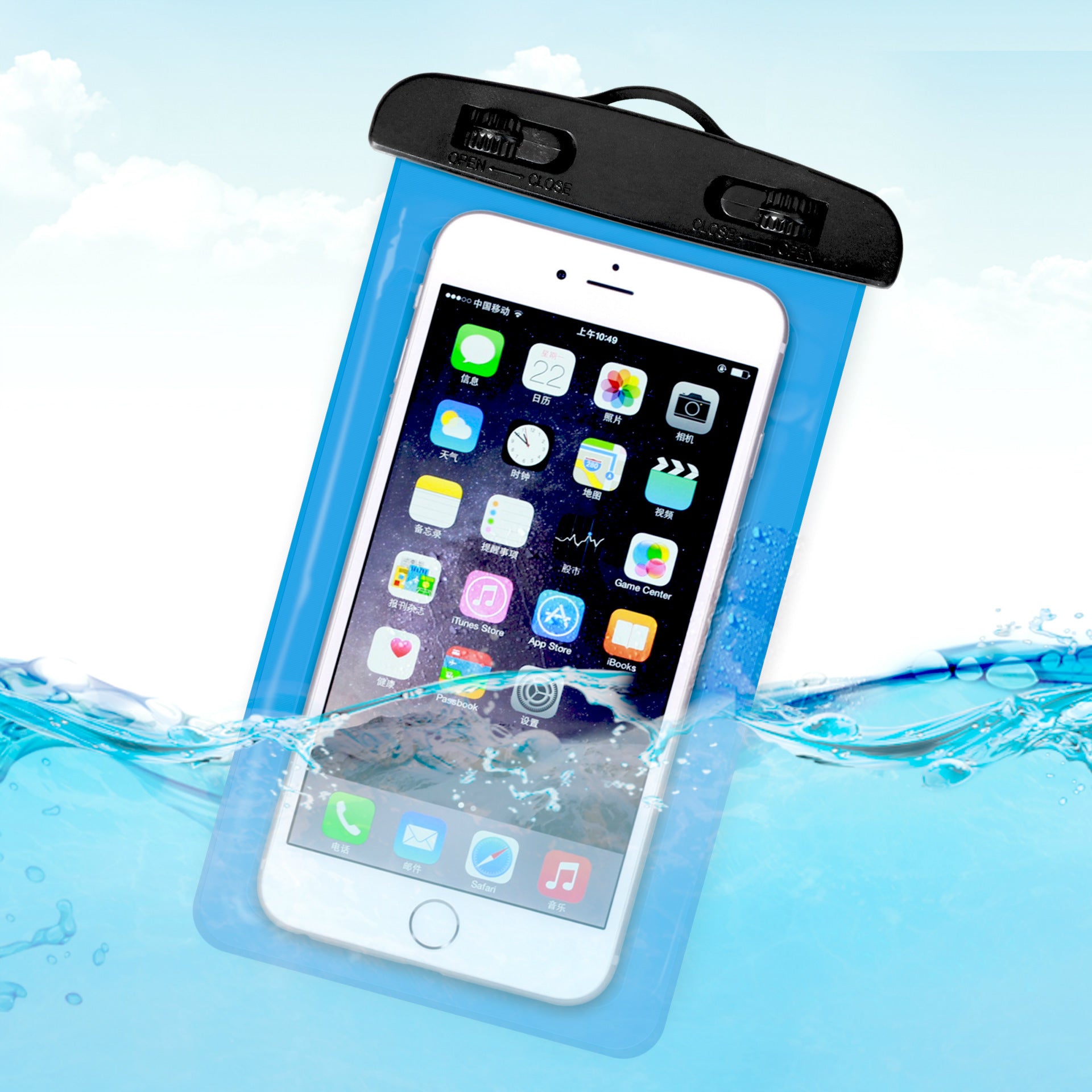 Transparent Waterproof Phone Bag with Touchscreen PVC