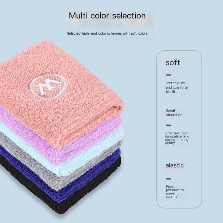 Fitness Knitted Sweat-Absorbing Wrist and Headbands