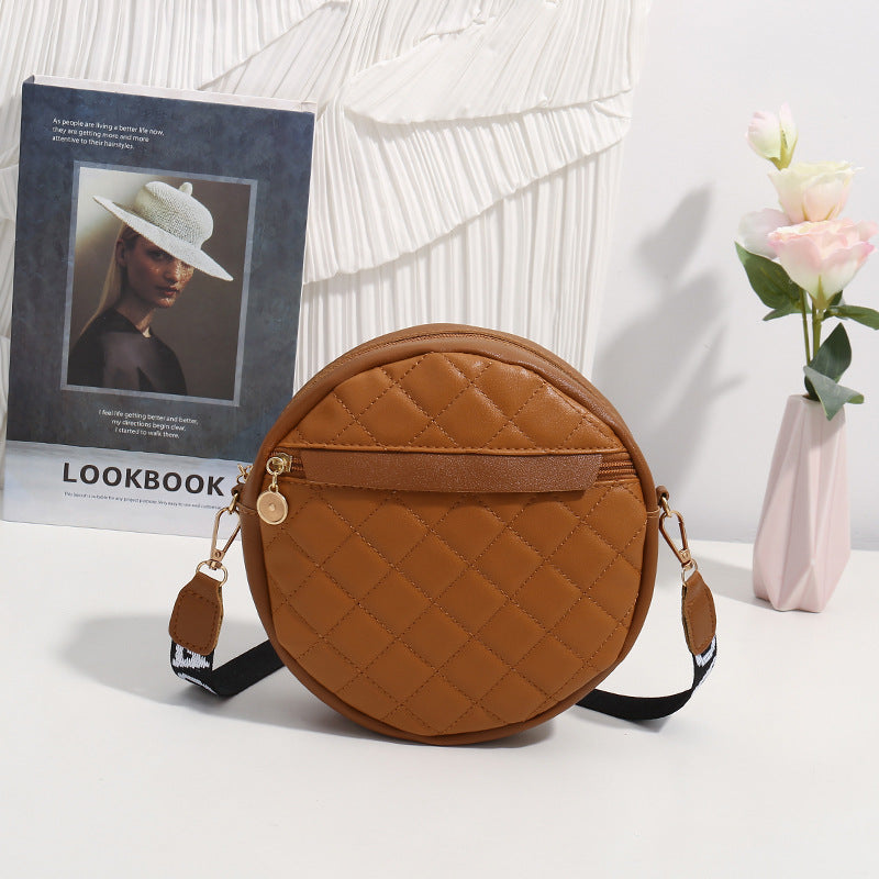 Women's Simple Solid Color Crossbody Shoulder Bag