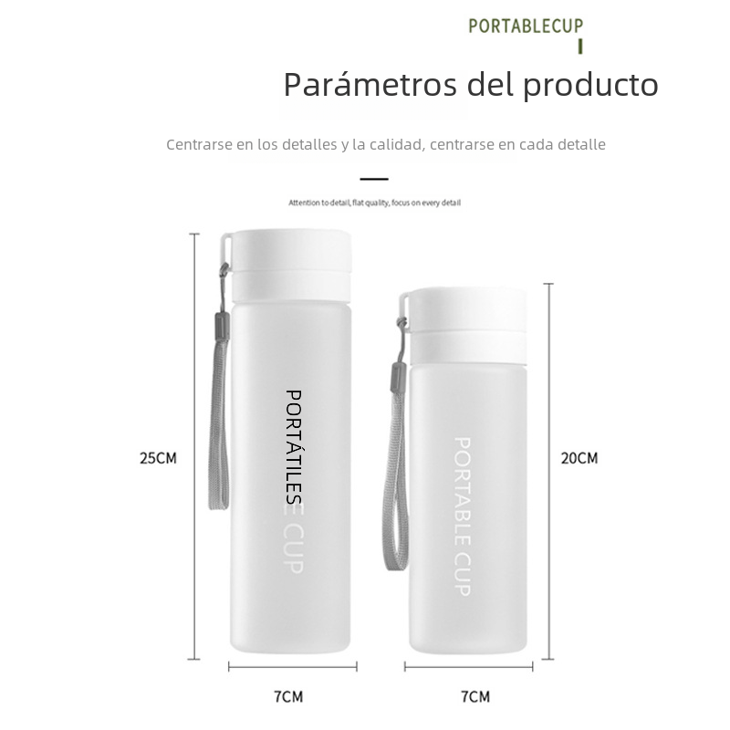 Large Capacity Sports Water Bottle with Strap