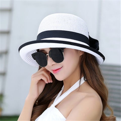 Women's Casual Summer Sunshade Straw Hat