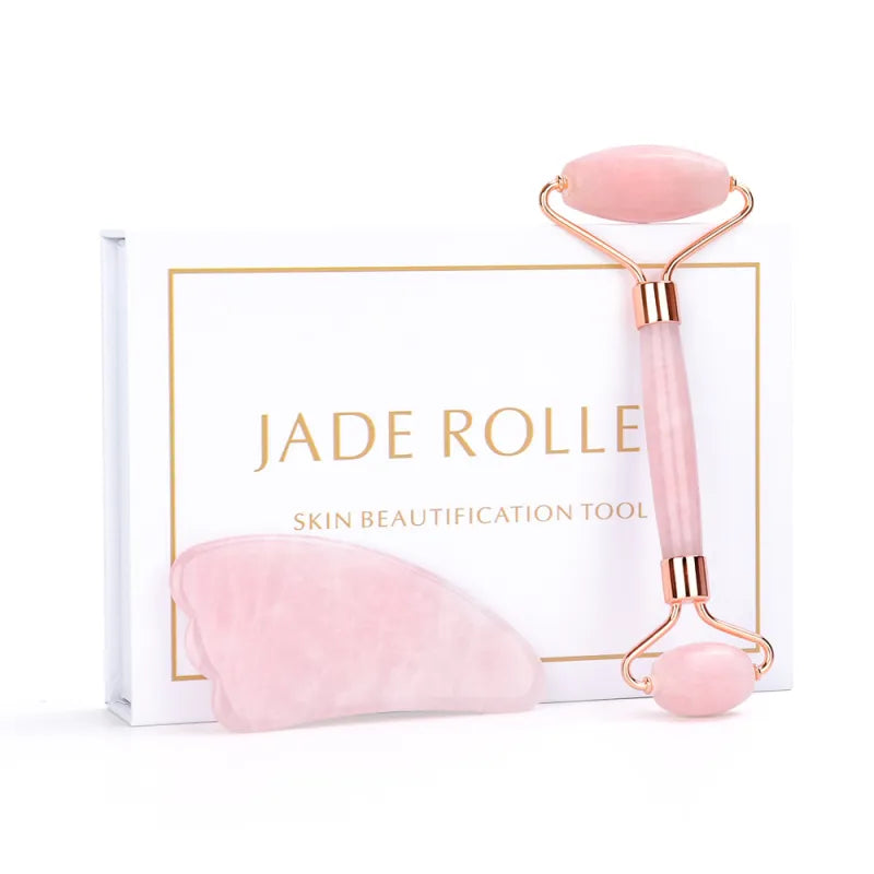 Jade Roller & Scraping Board Massage Set