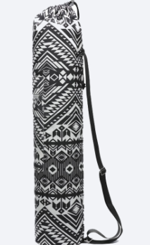 Printed Canvas Yoga Backpack