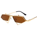 Elegant Round Face Sunglasses - Vintage Steampunk Style